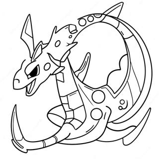 Pagina Para Colorear De Mega Rayquaza Luchando Contra Pokemon Legendarios 113940 49872