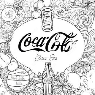 Coca Cola Páginas Para Colorear