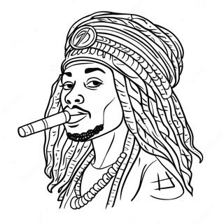 Pagina Para Colorear De Musica Reggae Jamaicana 114272-50128