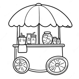 Pagina Para Colorear De Puesto De Limonada Refrescante 114478-50289