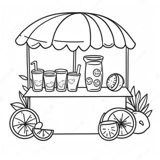 Pagina Para Colorear De Puesto De Limonada Refrescante 114478-50292