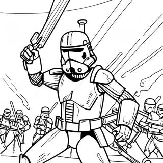 Pagina Para Colorear De Epica Batalla De Arc Trooper 114528-50322