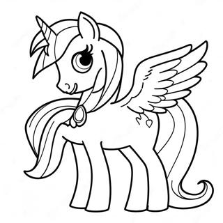 Celestia Mi Pequeño Pony Páginas Para Colorear