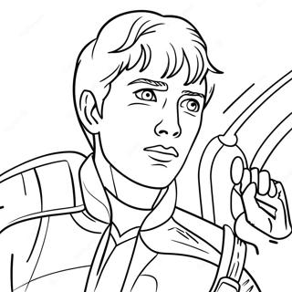 Pagina Para Colorear Del Momento Heroico De Johnny Cade 114894-50613