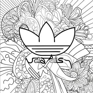 Pagina Para Colorear Del Logo De Adidas 115044-50718