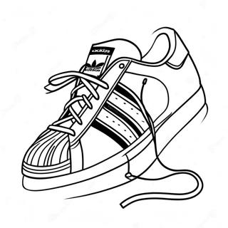 Pagina Para Colorear De Las Zapatillas Adidas Superstar 115045-50721