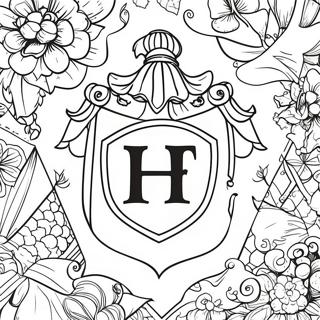 Pagina Para Colorear Del Escudo De Hufflepuff 115561-51119