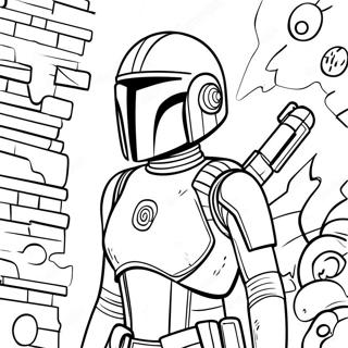 Pagina Para Colorear De Sabine Wren Con Graffiti 115692 51233