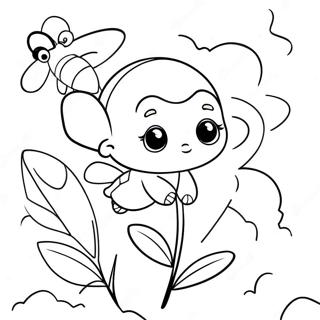 Pagina Para Colorear De Boton Con Abejas 115821-51332