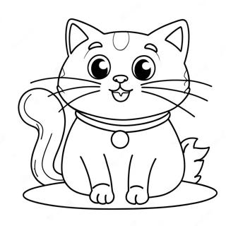 Pagina Para Colorear De Nino Gato Divertido 115847-51349
