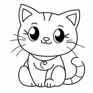 Pagina Para Colorear De Nino Gato Divertido 115847-51350