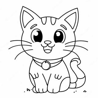 Pagina Para Colorear De Nino Gato Divertido 115847-51352