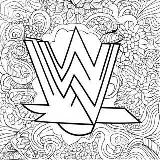 Pagina Para Colorear Del Logo De Wwe 116233-51648