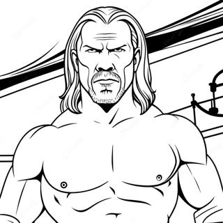 Pagina Para Colorear De Triple H En El Ring 116235-51656