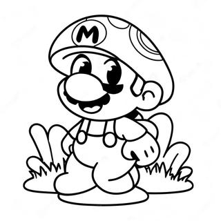 Pagina Para Colorear Del Hongo De Mario 116490-52001