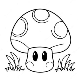 Pagina Para Colorear Del Hongo De Mario 116490-52003