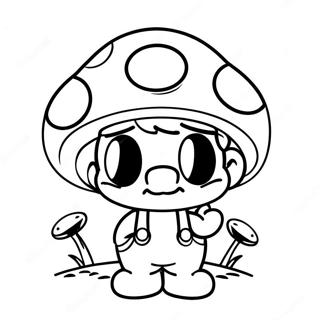 Pagina Para Colorear Del Hongo De Mario Bonito 116491-52006