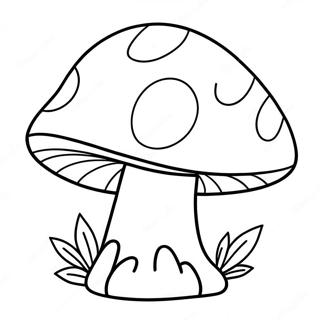 Pagina Para Colorear Del Hongo De Mario Colorido 116492-52010