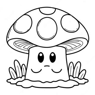 Pagina Para Colorear Del Hongo De Mario Gigante 116494-51853