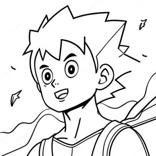 Pagina Para Colorear De Killua Zoldyck Con Rayos 116670-52151