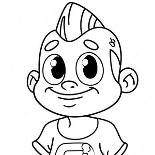 Pagina Para Colorear De Jimmy Neutron 116772-52222