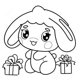 Pagina Para Colorear De Cinnamoroll Navidad 116823-52263