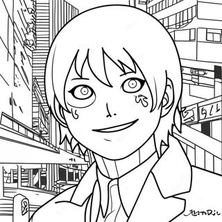 Pagina Para Colorear De Tokyo Ghoul 116849-52284