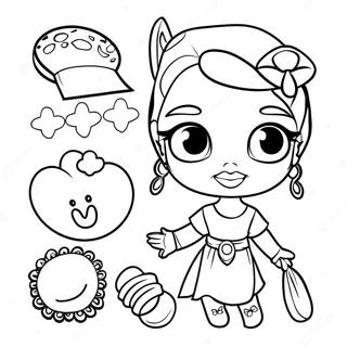 Página Para Colorear De Accesorios Chic De Bratz Páginas Para Colorear