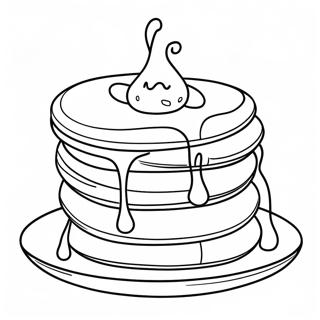 Pagina Para Colorear De Pancakes Divertidos De Ihop 117286 52619