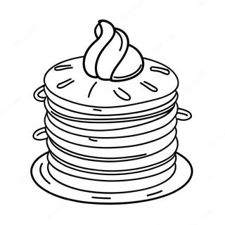 Pagina Para Colorear De Pancakes Divertidos De Ihop 117286 52620