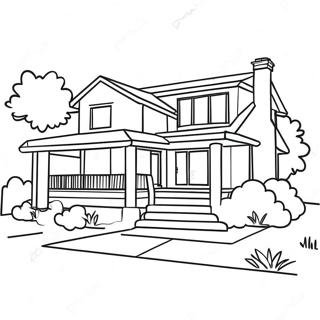 Pagina Para Colorear De La Casa De Ensueno De Barbie Clasica De Los 90 117313-52643