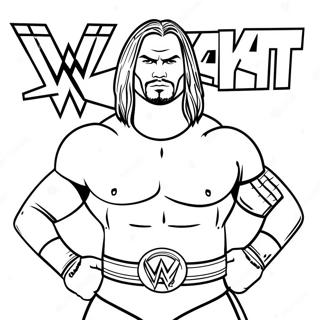 Pagina Para Colorear De Wwe 117700-52931