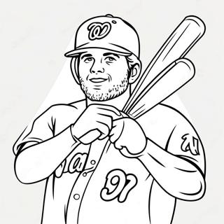 Pagina Para Colorear De Bryce Harper 117777-52990