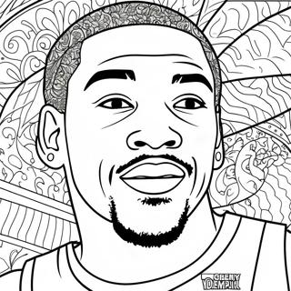 Pagina Para Colorear De Kevin Durant 118036-53190