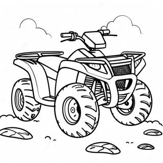 Pagina Para Colorear De Aventura Colorida En Atv 118295 53505