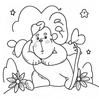 Pagina Para Colorear De Una Tarjeta Linda Para El Dia Del Padre 118422-53495