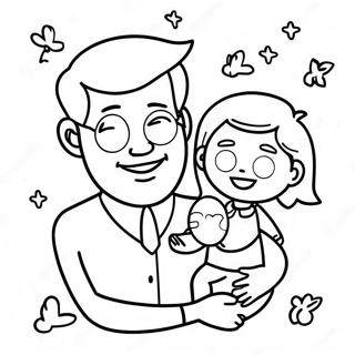 Pagina Para Colorear De La Celebracion Del Dia Del Padre 118423-53611