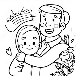 Pagina Para Colorear De La Celebracion Del Dia Del Padre 118423-53612