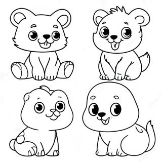 Pagina Para Colorear De Animales Adorables De La A A La Z 118987-54045