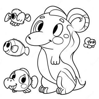 Pagina Para Colorear De Animales Adorables De La A A La Z 118987-54048