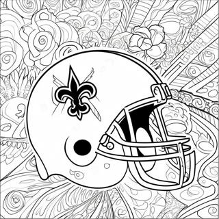 Saints De Nueva Orleans Páginas Para Colorear