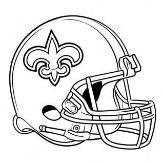 Pagina Para Colorear De Los New Orleans Saints 119011-54064