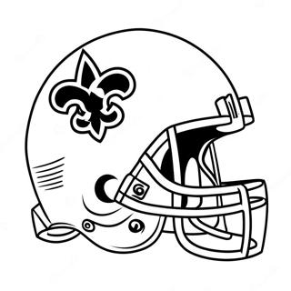 Pagina Para Colorear Del Logo De Los New Orleans Saints 119012-54067