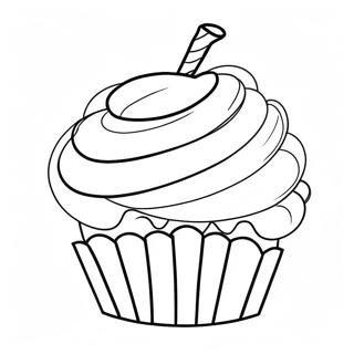 Cupcake Páginas Para Colorear