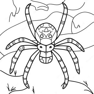 Araña De Minecraft Páginas Para Colorear