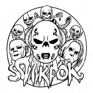 Slipknot Páginas Para Colorear