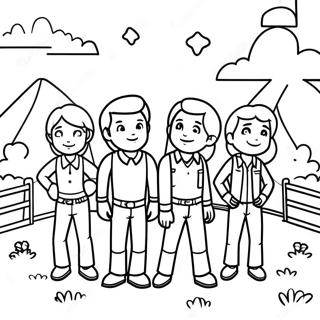Pagina Para Colorear De Personajes De Stardew Valley En Accion 119502 54456
