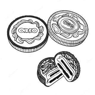 Oreo Páginas Para Colorear