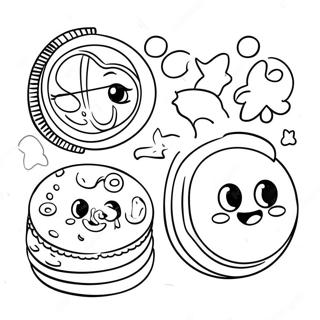 Pagina Para Colorear De Personajes Adorables De Oreo 119552-54485