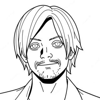 Sanji Páginas Para Colorear